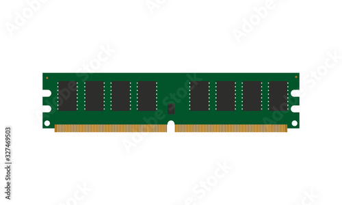 RAM icon flat illustration for web and technology concepts