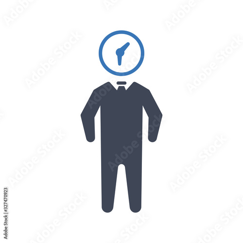 Business time plan icon