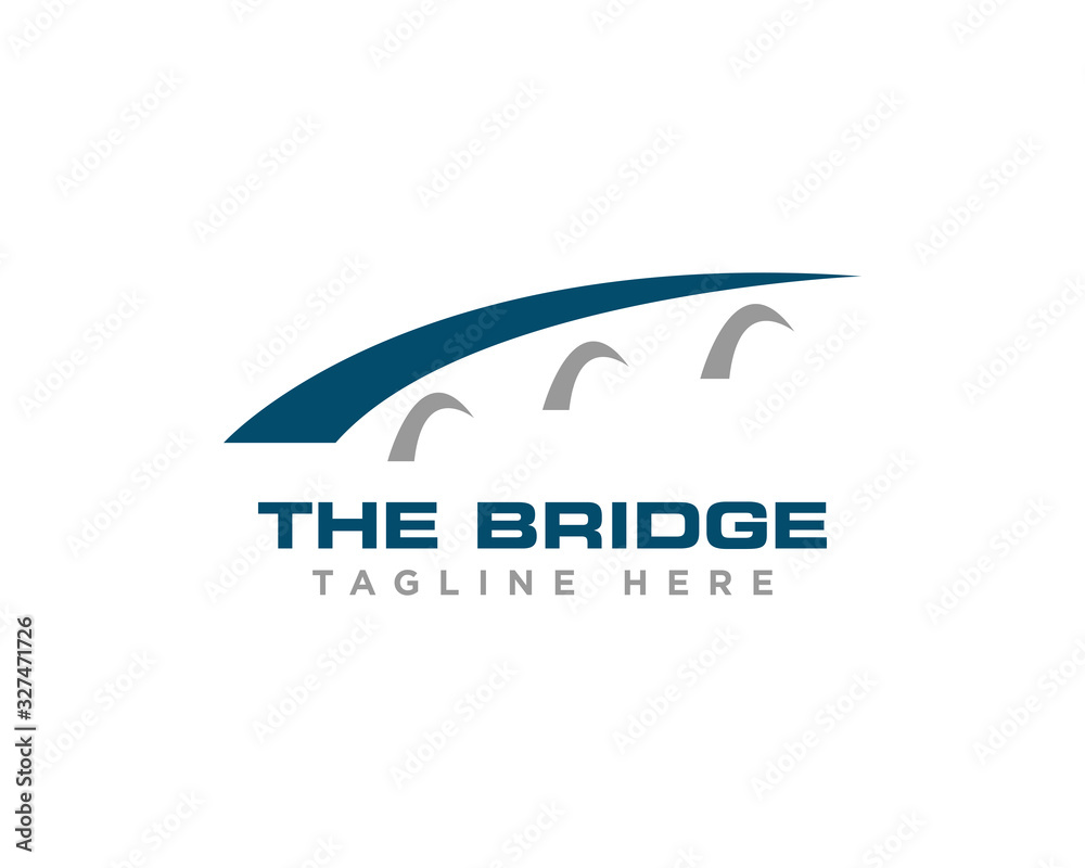 Bridge Construction Logo Icon Design Vector Bridge Construction Logo Icon Design Vector