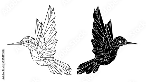 Polygonal hummingbird