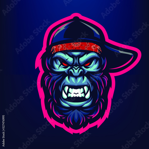 illustration of Hip Hop Gorilla