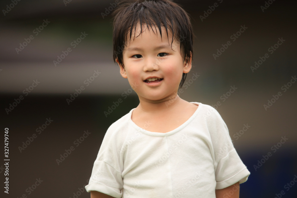 笑顔の男の子 笑顔の男の子