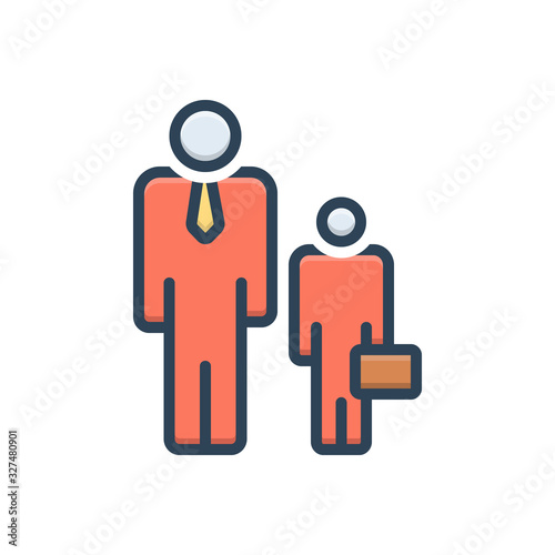 Color illustration icon for ancillary 