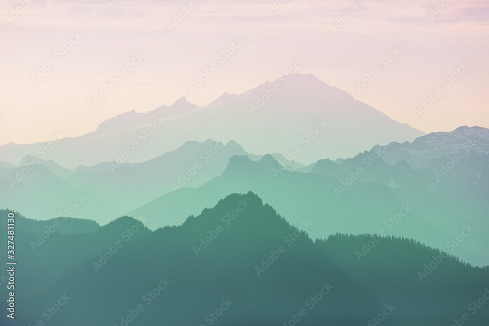 Fototapeta premium Mountains in Washington