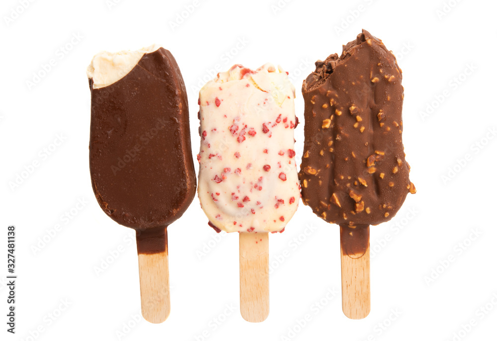 ice cream on a stick isolated ice cream on a stick isolated