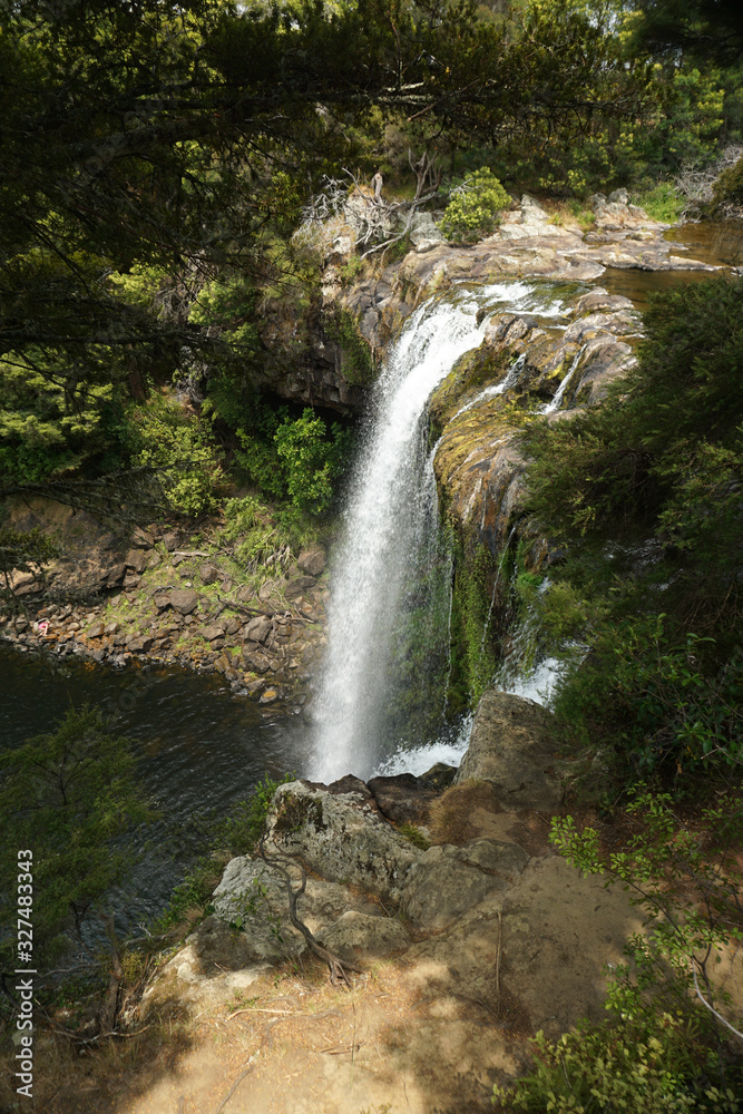 Beautiful Rainbow Falls in Kerikeri North Island New Zealand