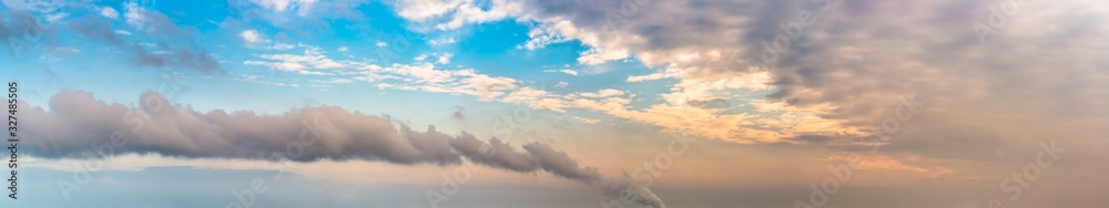 Fantastic clouds at sunrise