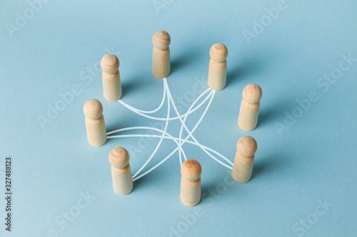 Employees planning business startup. Collaboration people for success. Teamwork coordination.