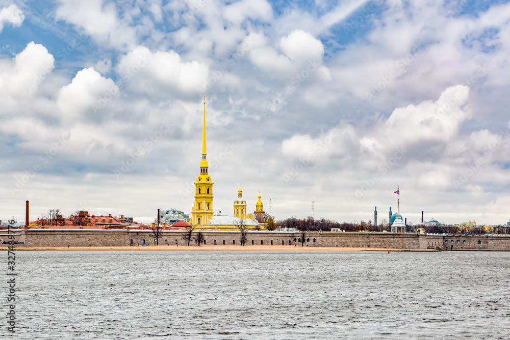 Peter and Paul Fortress and Tomb. Saint Petersburg. Russia. Peter and Paul Fortress and Tomb. Saint Petersburg. Russia.