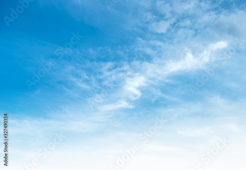 Fototapeta Naklejka Na Ścianę i Meble -  Clear blue sky and white clouds