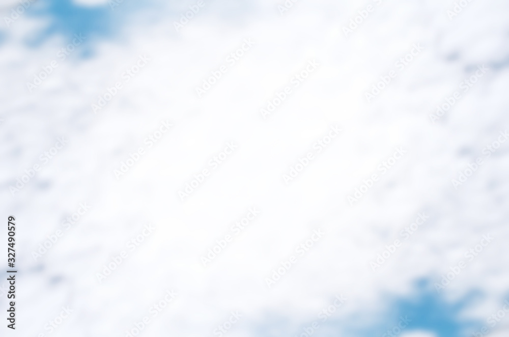 Obraz premium white and blue sky blurred background