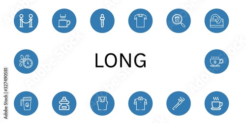 long icon set
