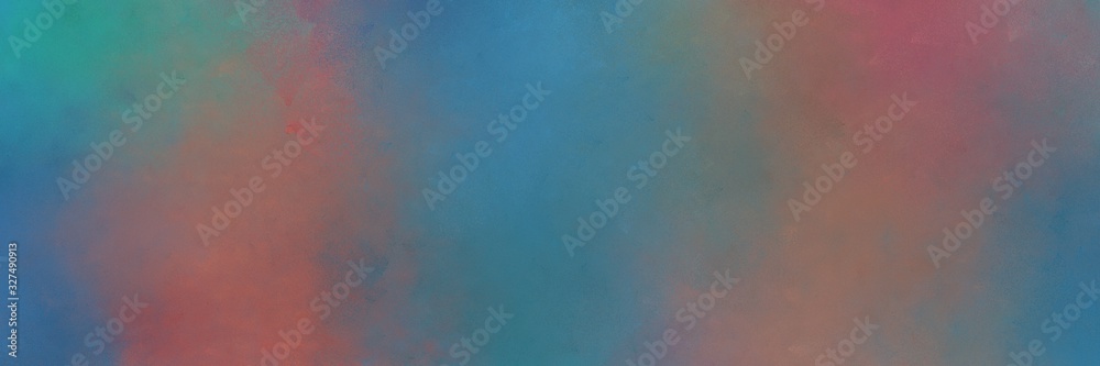 abstract painting background graphic with dim gray, old lavender and steel blue colors and space for text or image. can be used as horizontal background graphic