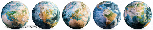 Planet Earth - Europe, America, Asia