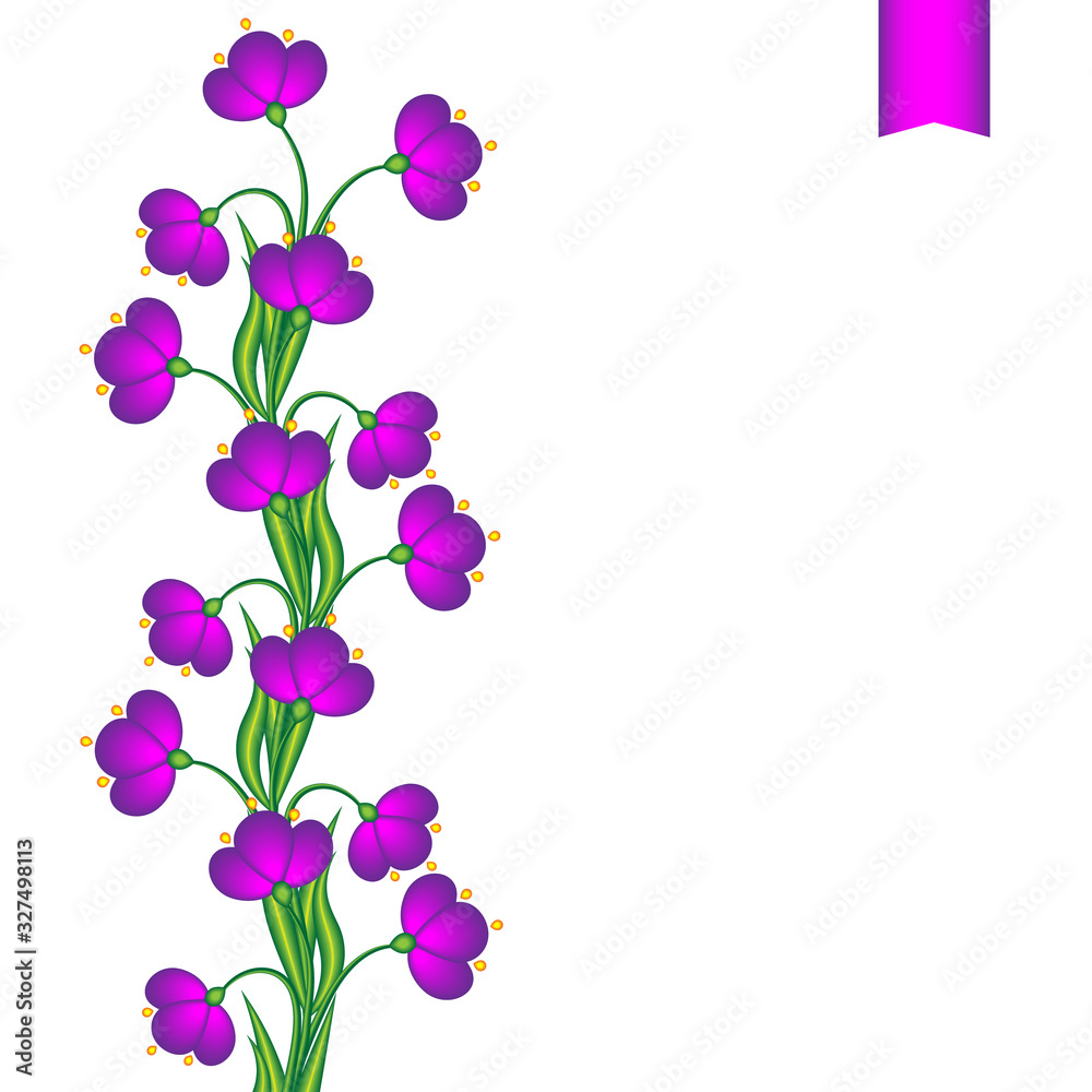 Background with bright abstract flowers. Geometrical bright colors flowers isolated on white background. Element for greetings or print design. Template with copy space. Background with bright abstract flowers. Geometrical bright colors flowers isolated on white background. Element for greetings or print design. Template with copy space.