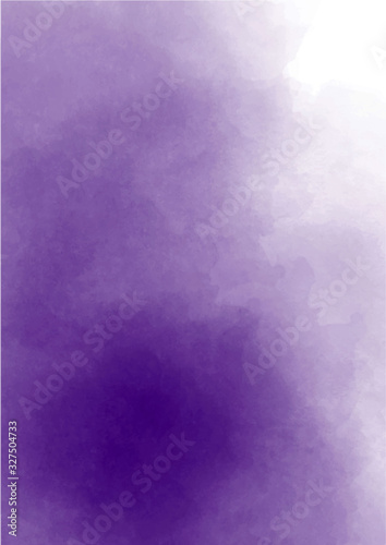 Abstract purple watercolor background. Lavender color, delicate postcard or invitation.