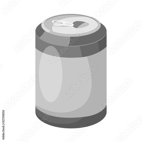 Isolated object of bottle and soda icon. Set of bottle and fizzy stock symbol for web.