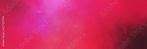 vintage abstract painted background with crimson, very dark pink and mulberry colors and space for text or image. can be used as horizontal background texture