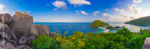  Panorama of Koh nang yuan island,Thailand. © chanchai