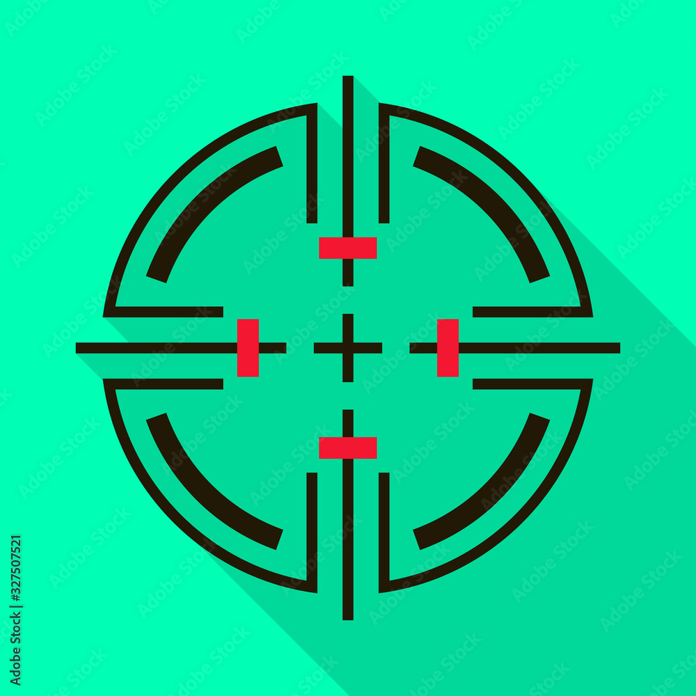 Sniper sight vector icon.Flat vector icon isolated on white background sniper sight. Sniper sight vector icon.Flat vector icon isolated on white background sniper sight.