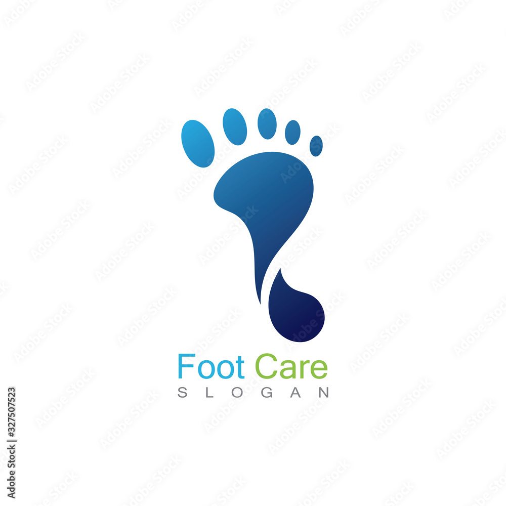 Foot Care Logo Template Design Vector, Emblem, Concept Design, Creative Symbol, Icon Foot Care Logo Template Design Vector, Emblem, Concept Design, Creative Symbol, Icon