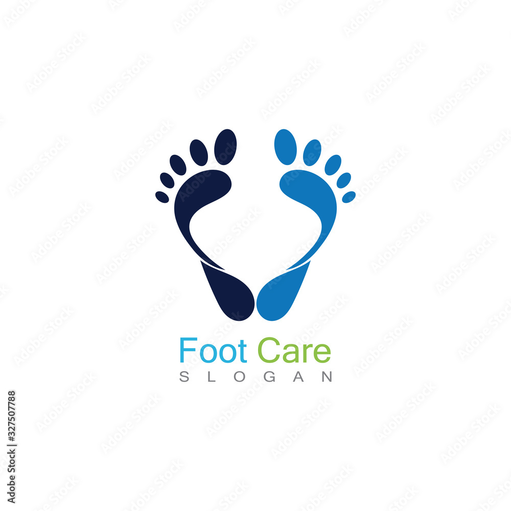 Foot Care Logo Template Design Vector, Emblem, Concept Design, Creative Symbol, Icon Foot Care Logo Template Design Vector, Emblem, Concept Design, Creative Symbol, Icon