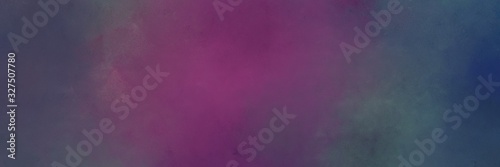 abstract painting background graphic with old mauve, dark slate gray and antique fuchsia colors and space for text or image. can be used as horizontal background texture