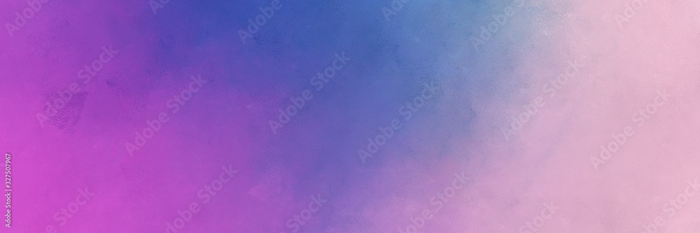 moderate violet, thistle and steel blue colored vintage abstract painted background with space for text or image. can be used as horizontal background graphic