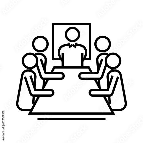 Serious tasks line icon, concept sign, outline vector illustration, linear symbol.