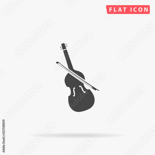 Viola flat vector icon