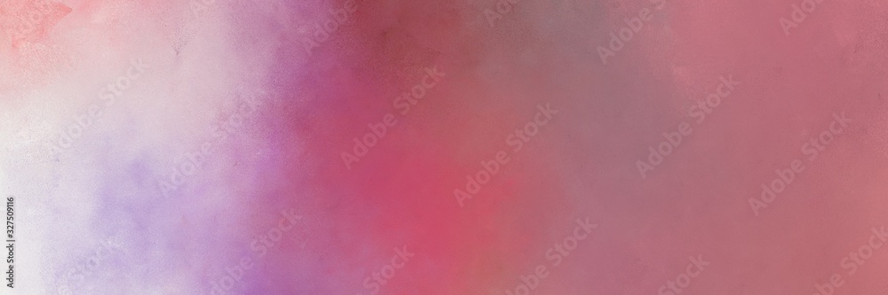 abstract painting background graphic with mulberry , antique fuchsia and light gray colors and space for text or image. can be used as horizontal background graphic