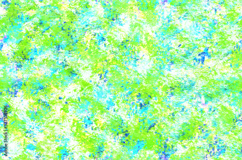 Wallpaper Mural Abstract seamless green and blue texture made with acrylic paint and dry brush on paper Torontodigital.ca