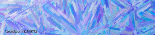 Cobalt blue Large color variation Oil Painting in banner shape background illustration.