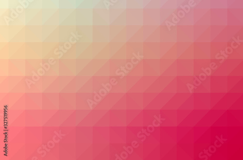 Illustration of abstract Red horizontal low poly background. Beautiful polygon design pattern.