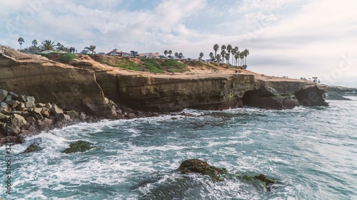 Cliffs Over the Ocean