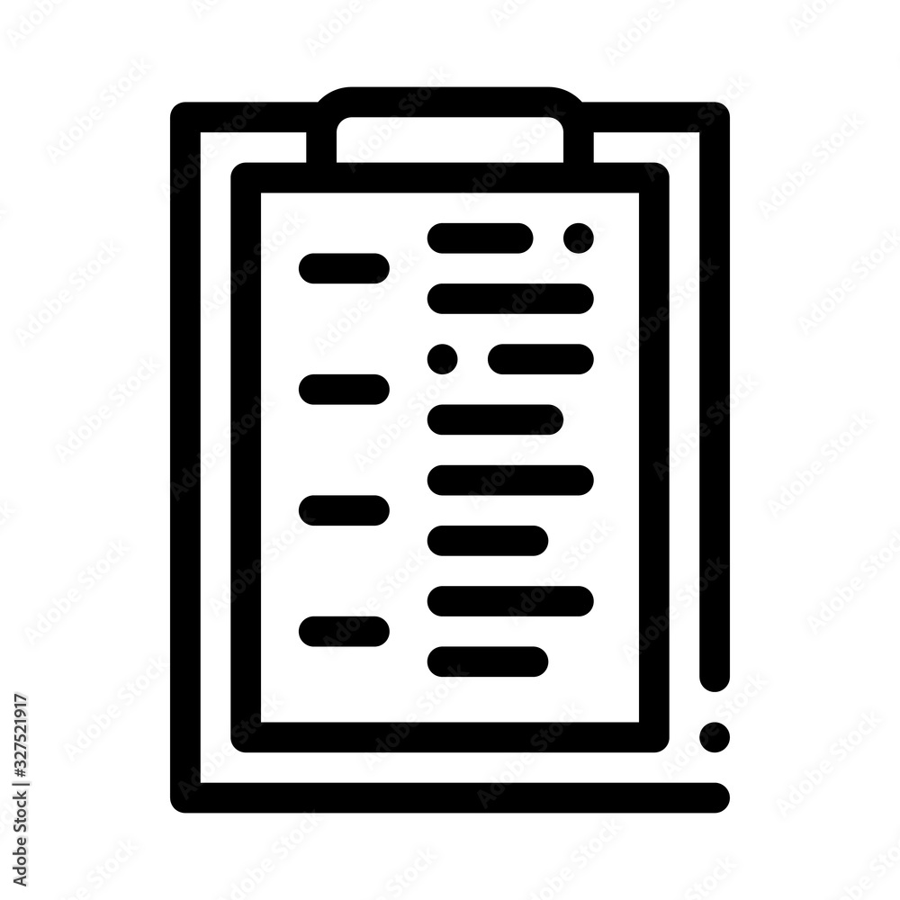 Statistician Report Tablet Icon Thin Line Vector. Document On Tablet, Checklist Or Contract Form Text Clipboard Concept Linear Pictogram. Monochrome Outline Sign Isolated Contour Symbol Illustration Statistician Report Tablet Icon Thin Line Vector. Document On Tablet, Checklist Or Contract Form Text Clipboard Concept Linear Pictogram. Monochrome Outline Sign Isolated Contour Symbol Illustration