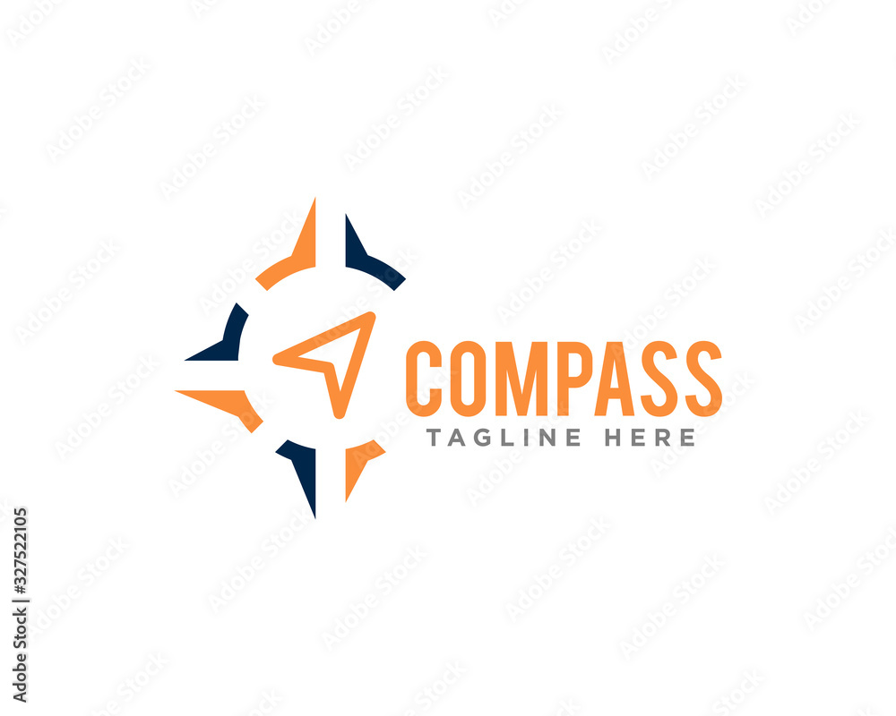 Compass Logo Icon Design Vector Compass Logo Icon Design Vector