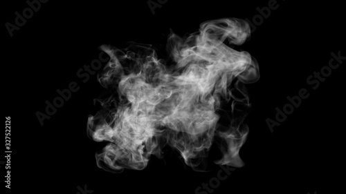 Smoke close up concept design 4k. Macro camera © apisit
