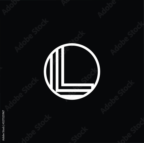 Initial based modern and minimal Logo. L LL LLL letter trendy fonts monogram icon symbol. Universal professional elegant luxury alphabet vector design