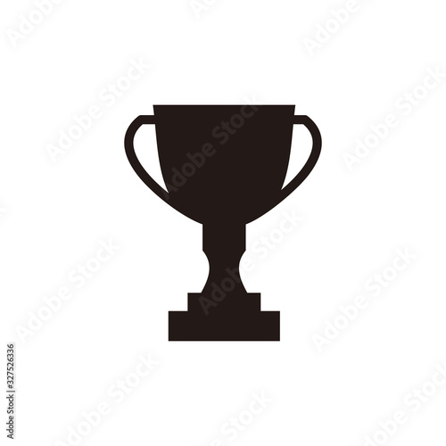 Trophy Icon Vector Illustration Logo Template