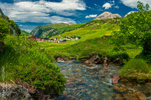 Alpine village in Austria.