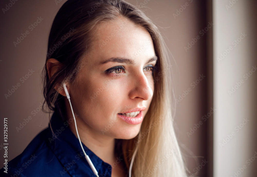 woman make a video call on her smartphone woman make a video call on her smartphone