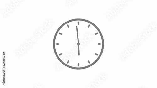 White background dark color clock animation images,Clock images,clock icon