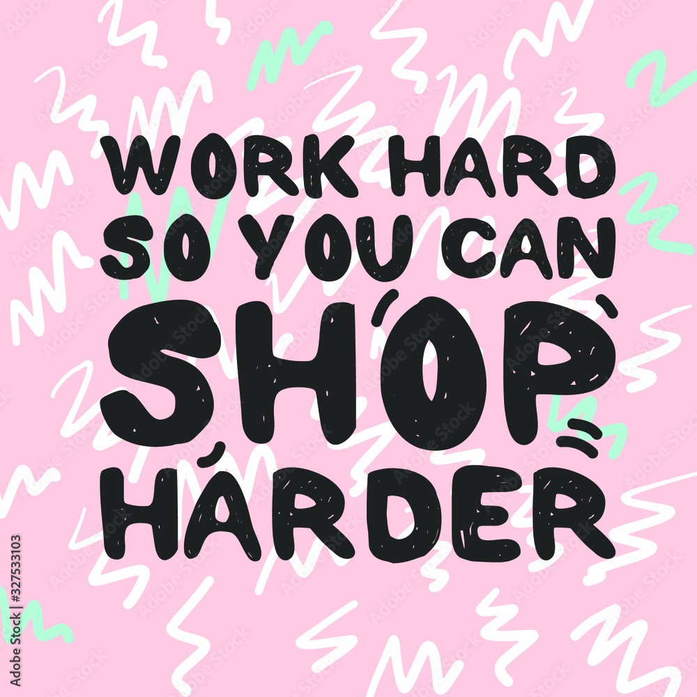 Sale poster. Hand lettering quote. Modern abstract background for your design Sale poster. Hand lettering quote. Modern abstract background for your design