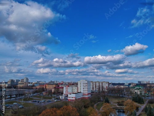 Wallpaper Mural Aerial view of Minsk, Belarus Torontodigital.ca