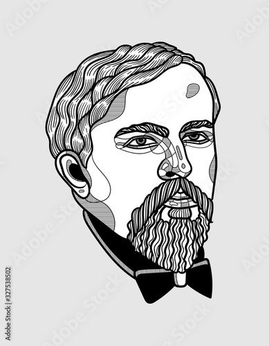 Claude Debussy portrait