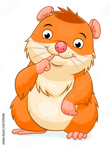 Cute hamster