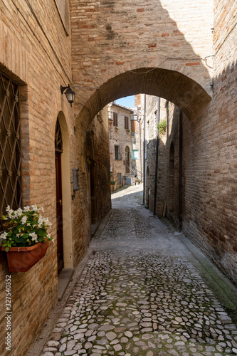 Fototapeta Naklejka Na Ścianę i Meble -  Ripatransone, medieval town in Marches, Italy