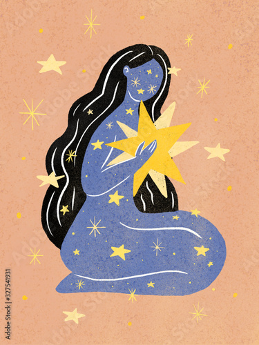 Cosmic  star goddess