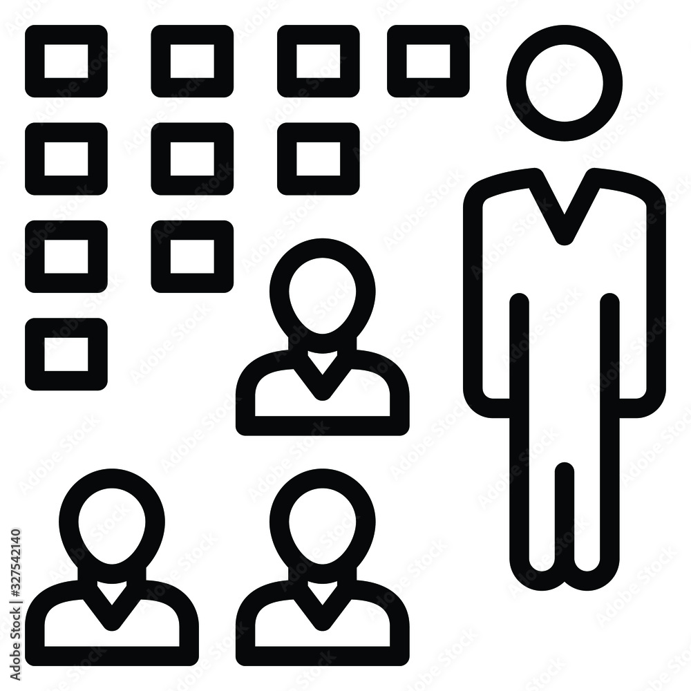 Business Expansion by Hiring New Staff Concept, Hrm symbol on white background, Upsizing Vector Icon Design Business Expansion by Hiring New Staff Concept, Hrm symbol on white background, Upsizing Vector Icon Design